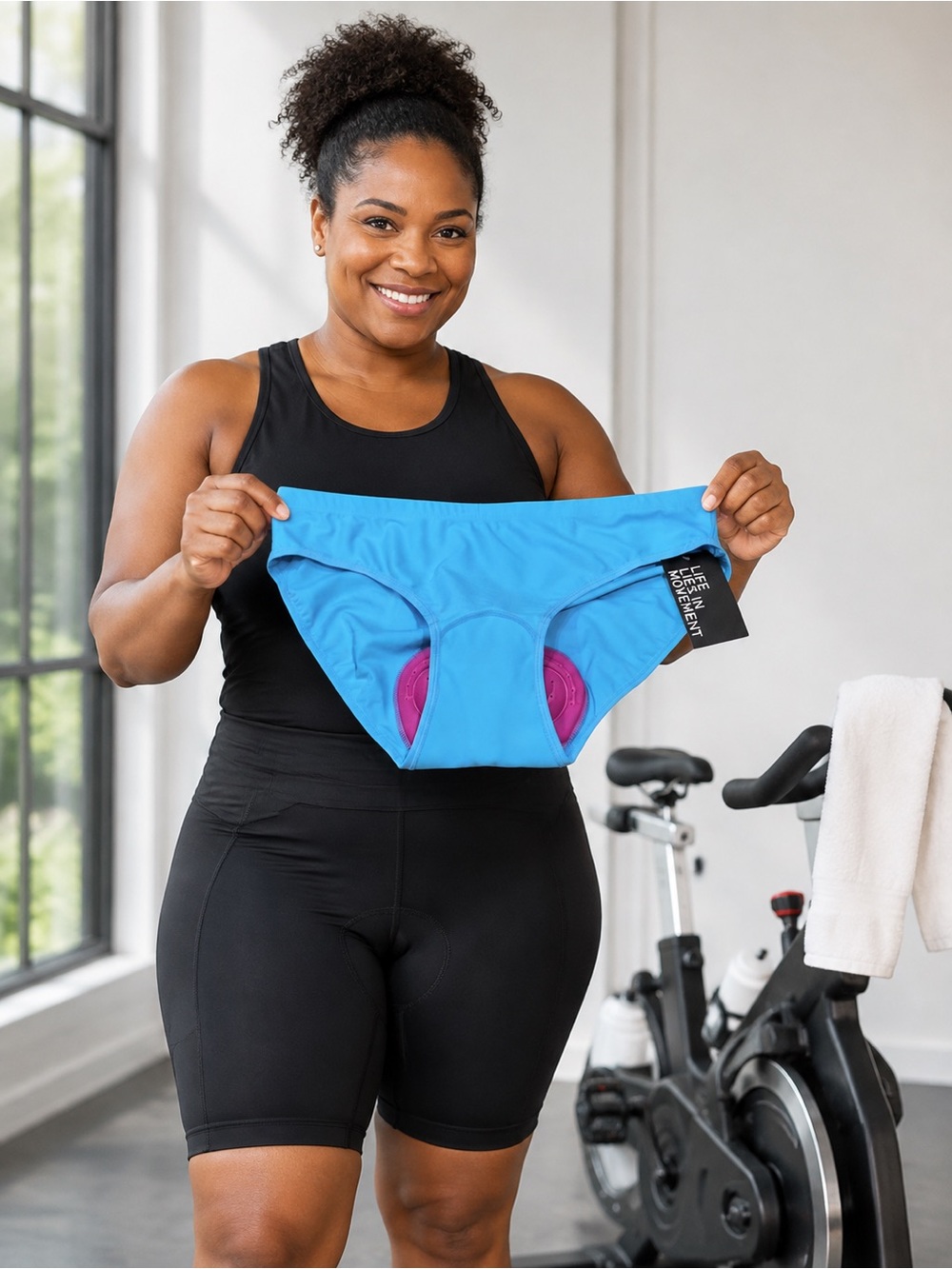 Bikewa Women’s XXL 4D Padded Cycling Briefs Chamois Underwear NWT